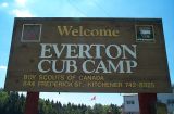 Camp Everton sign